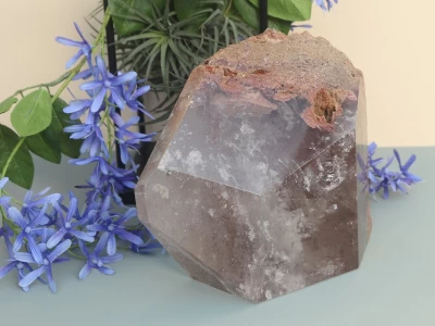 Afbeelding van Sjamaankwarts kristal geslepen met regenbogen 3191 gram