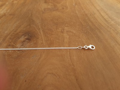 Afbeelding van Zilveren ketting met gourmet-schakels 60 cm