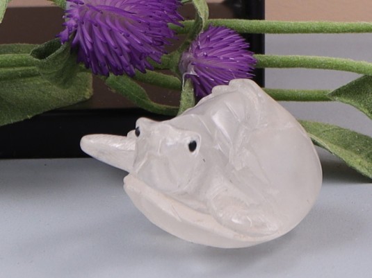 Afbeelding voor Bergkristal Schildpad in ei beeldje 94 gram