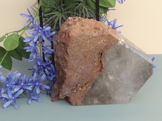 Afbeelding voor Sjamaankwarts kristal geslepen met regenbogen 3191 gram
