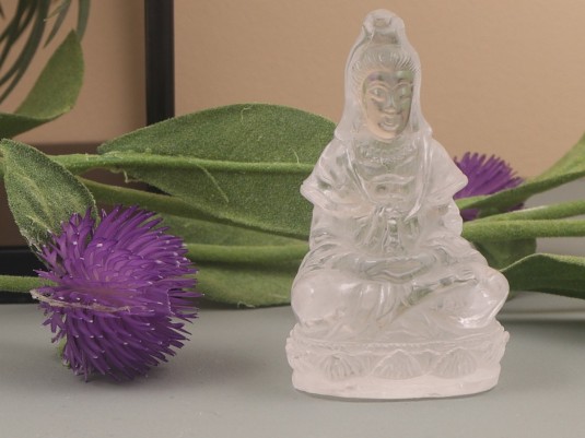 Afbeelding voor Bergkristal Boeddha beeldje 66 gram